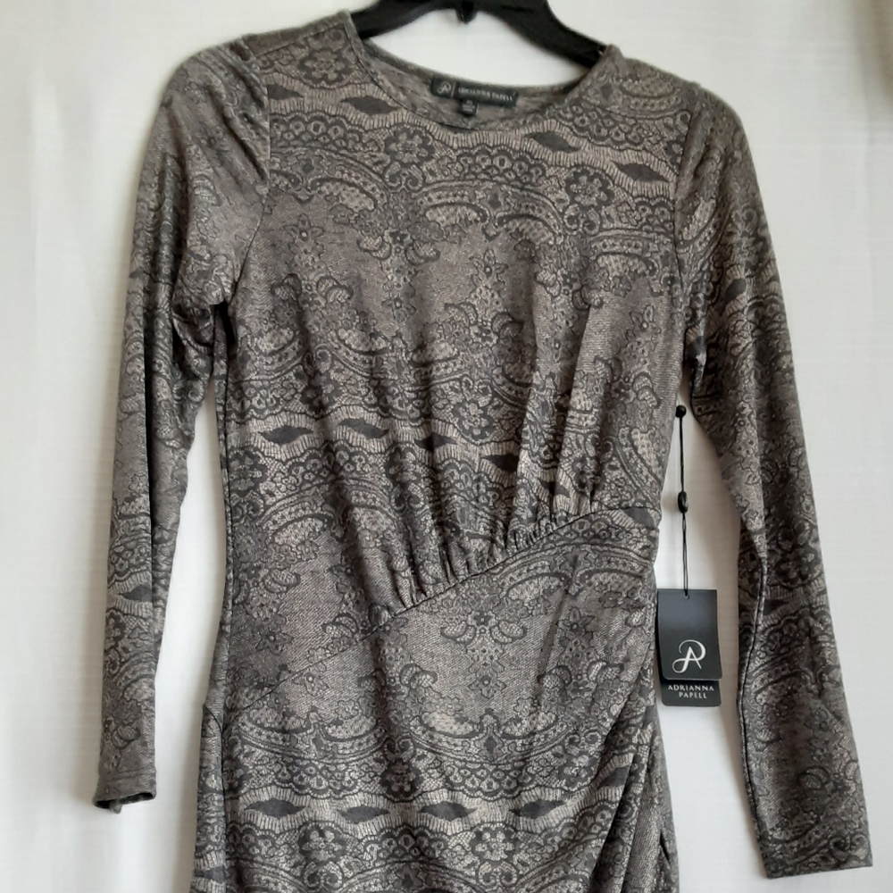 Adrianna papell dress long sleves - Picture 6 of 10